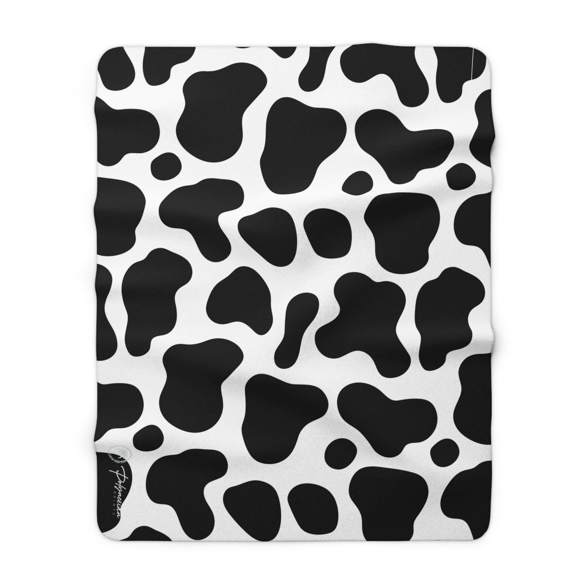 Black & White Cow Premium Sherpa Blanket (60x80)