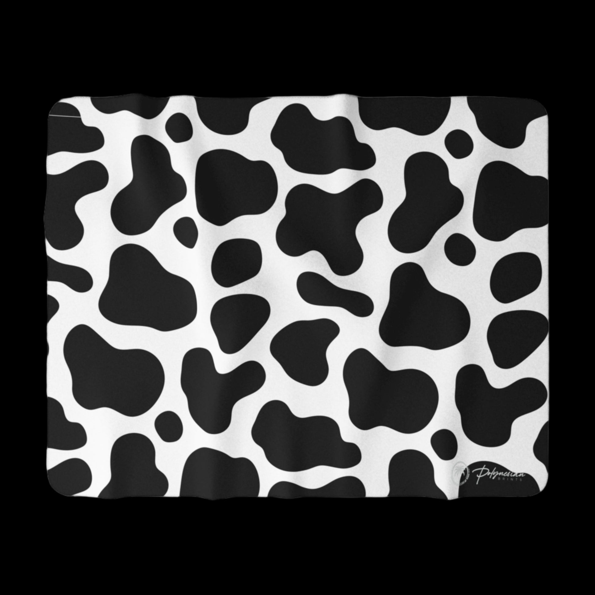 Black & White Cow Premium Sherpa Blanket (60x80)