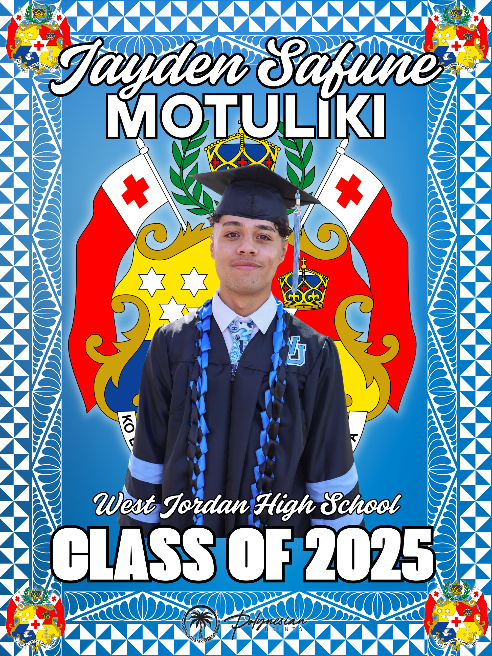 Blue Graduation Quilt