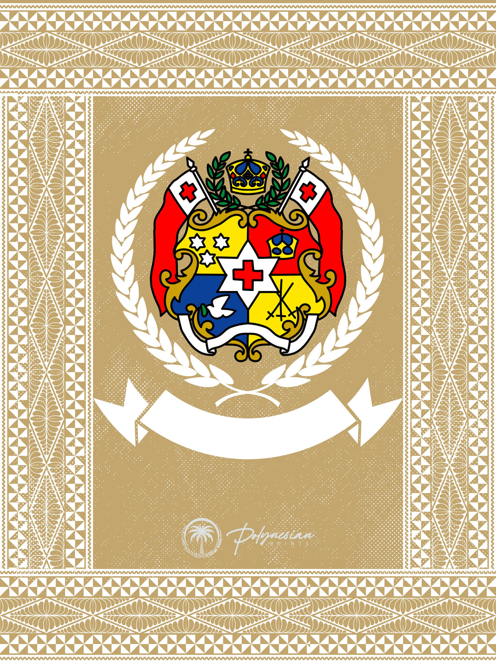 🌊 Blank Polynesian Tribal Borders