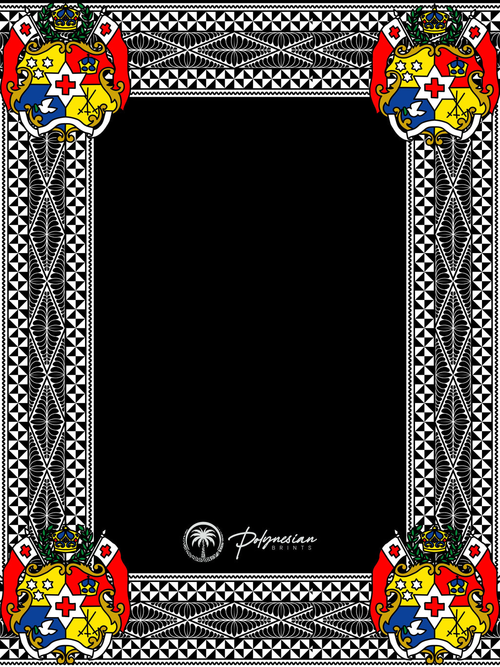 🌊 Blank Polynesian Tribal Borders