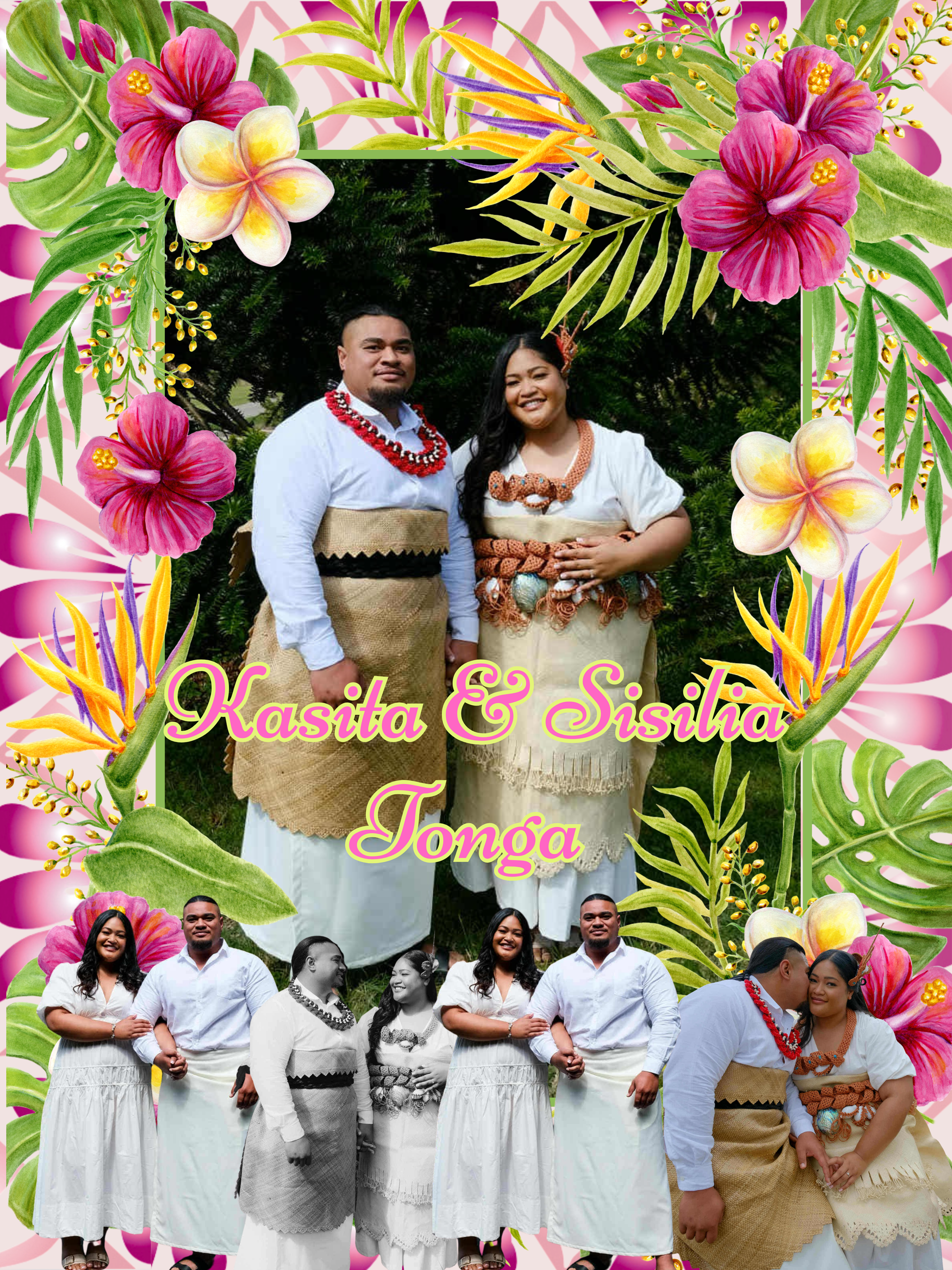 Custom Wedding Picture Quilt