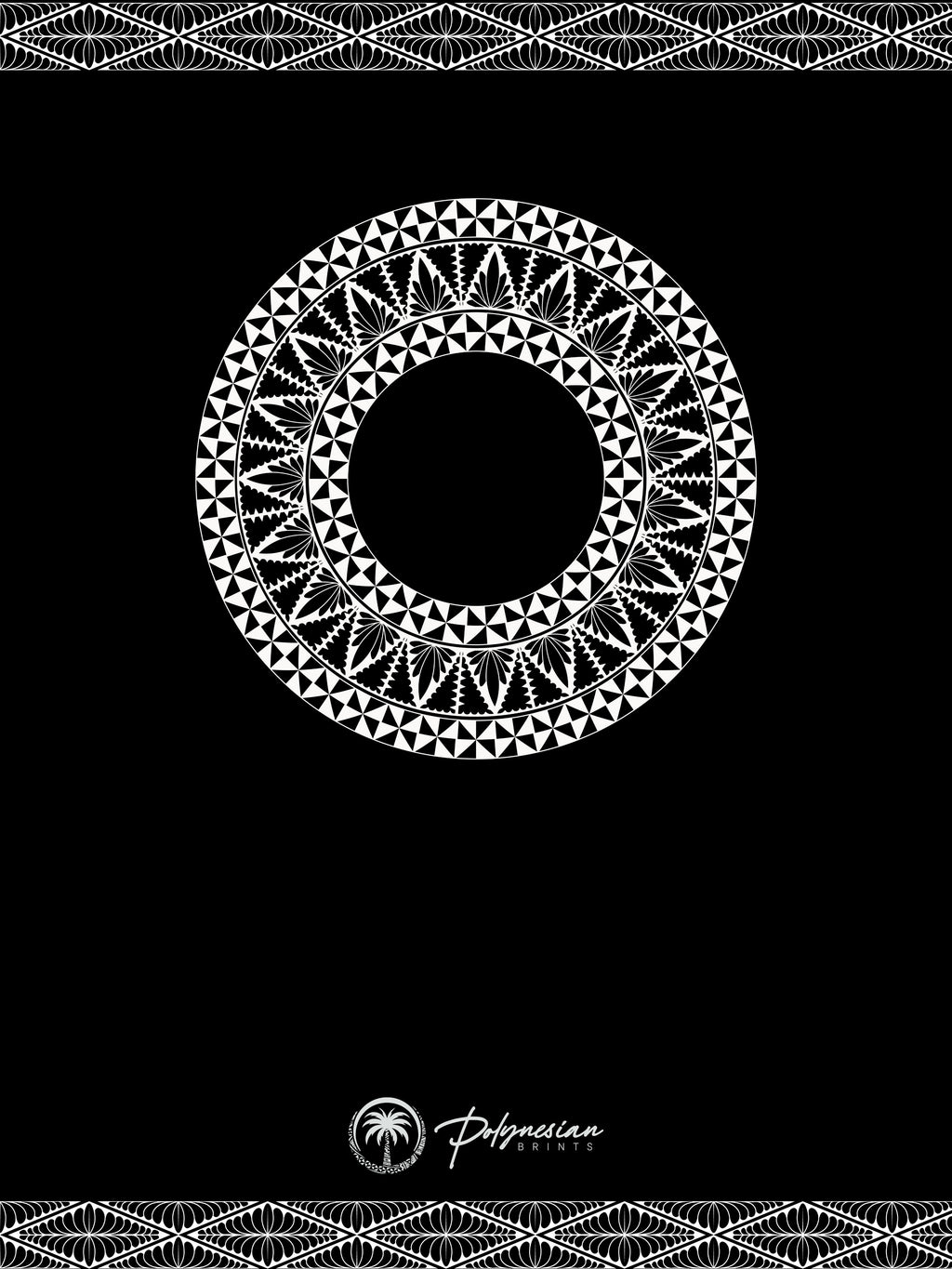 🌊 Blank Polynesian Tribal Borders