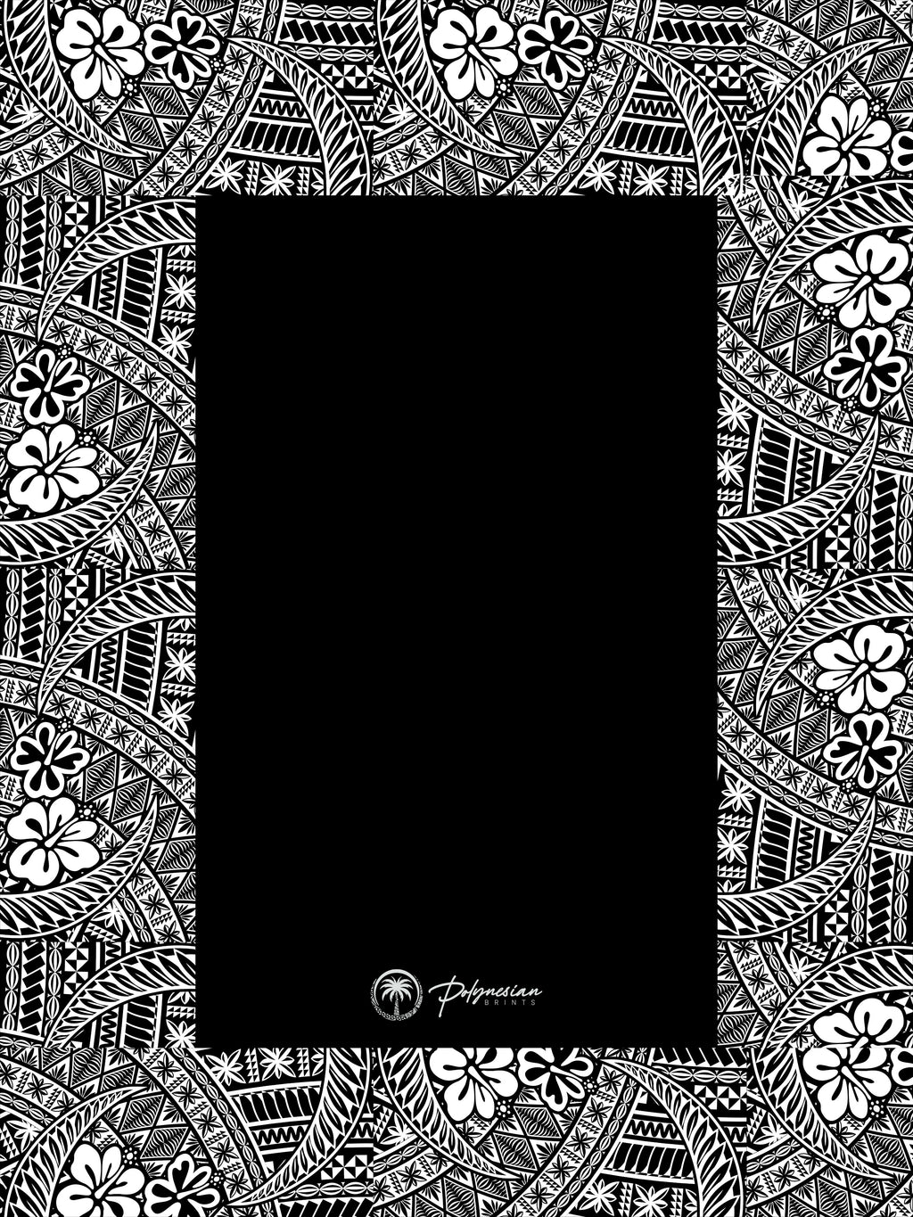 🌊 Blank Polynesian Tribal Borders