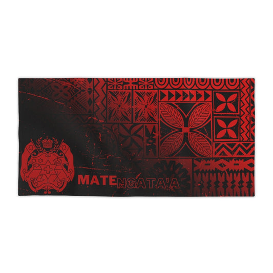 Matengataa Red/Black Towel