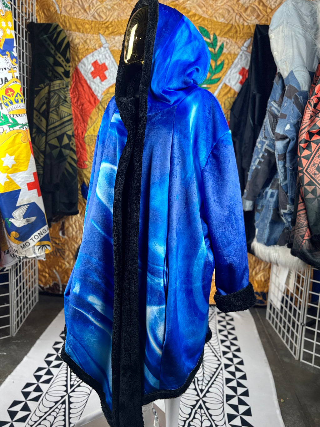 Royal Blue Premium Sherpa Saketi