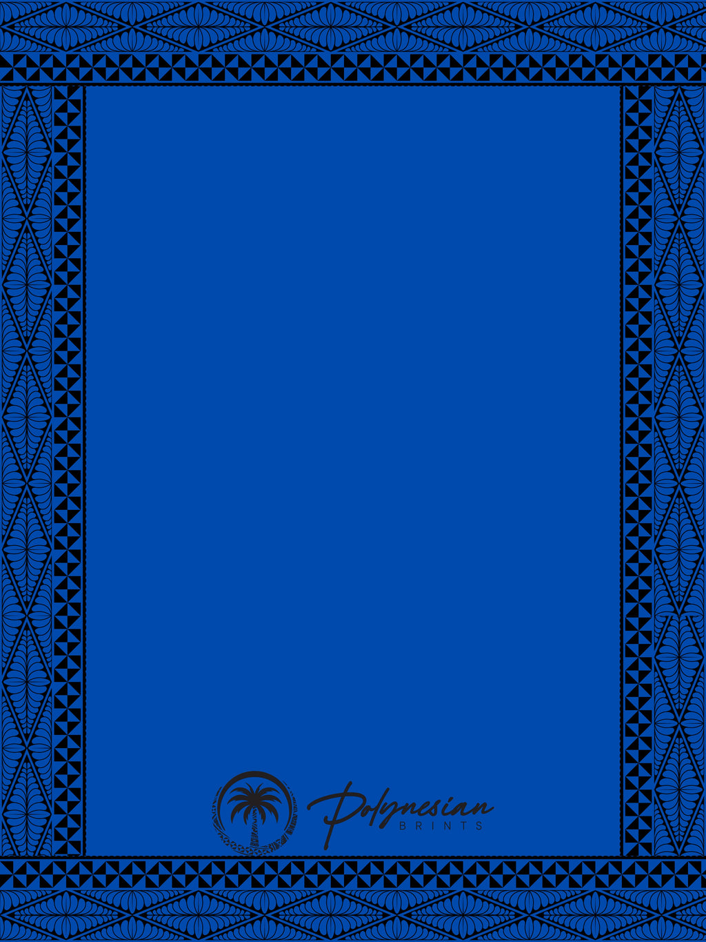 🌺 Blank Polynesian Tribal Borders