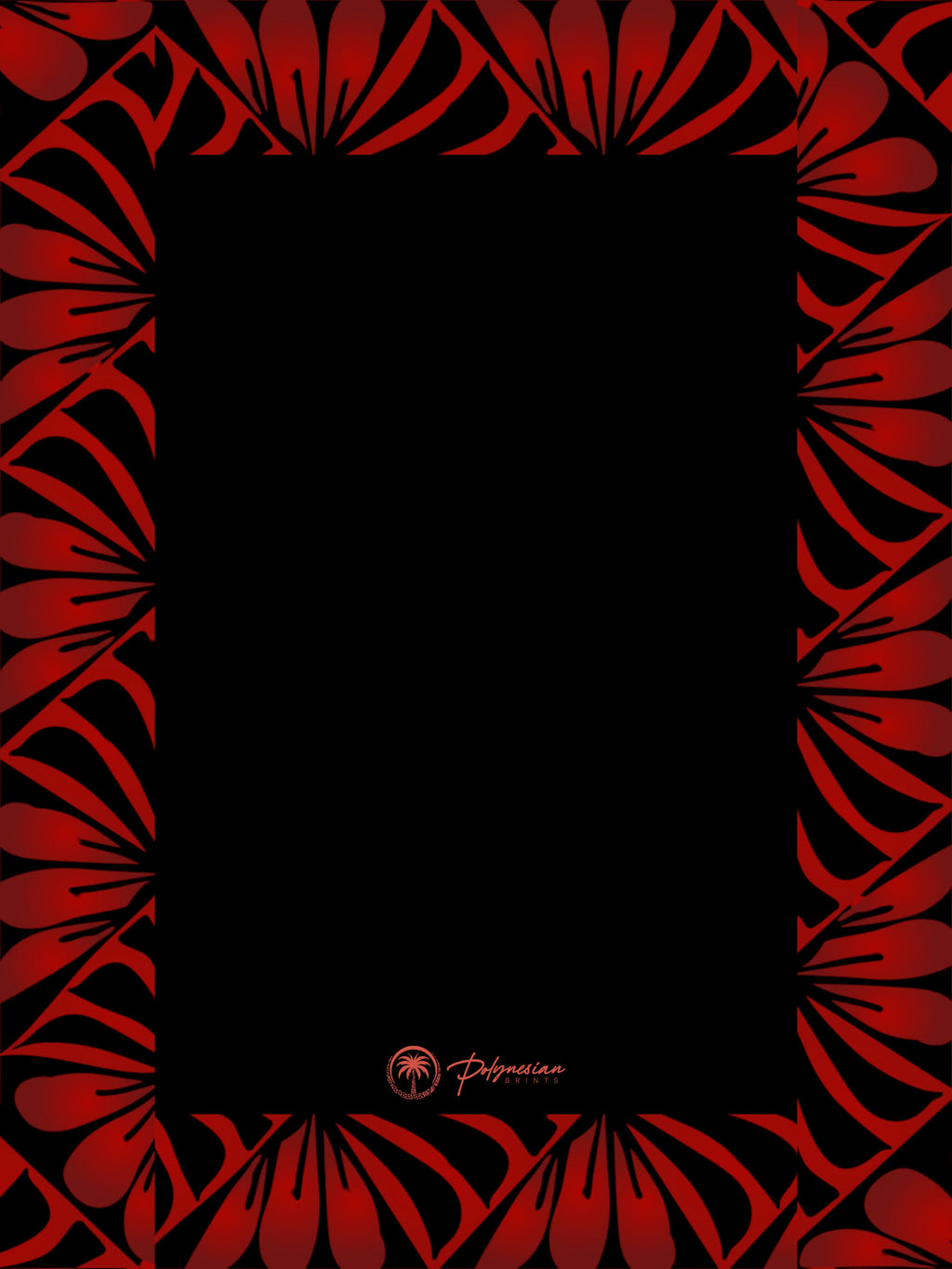 🌊 Blank Polynesian Tribal Borders