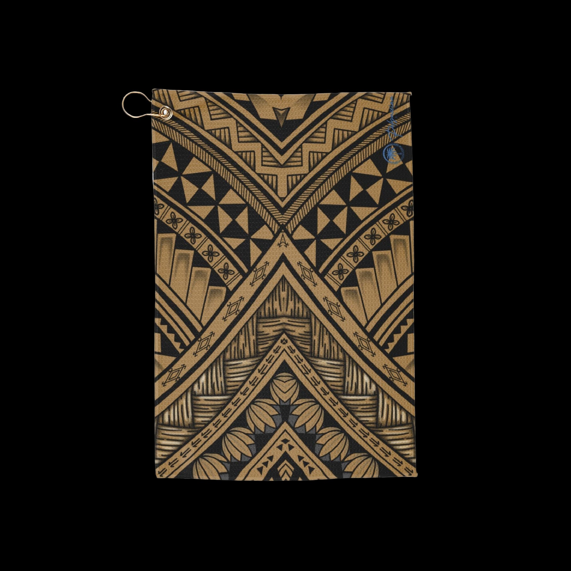 Tongan Golf Towels (Gold and Black)