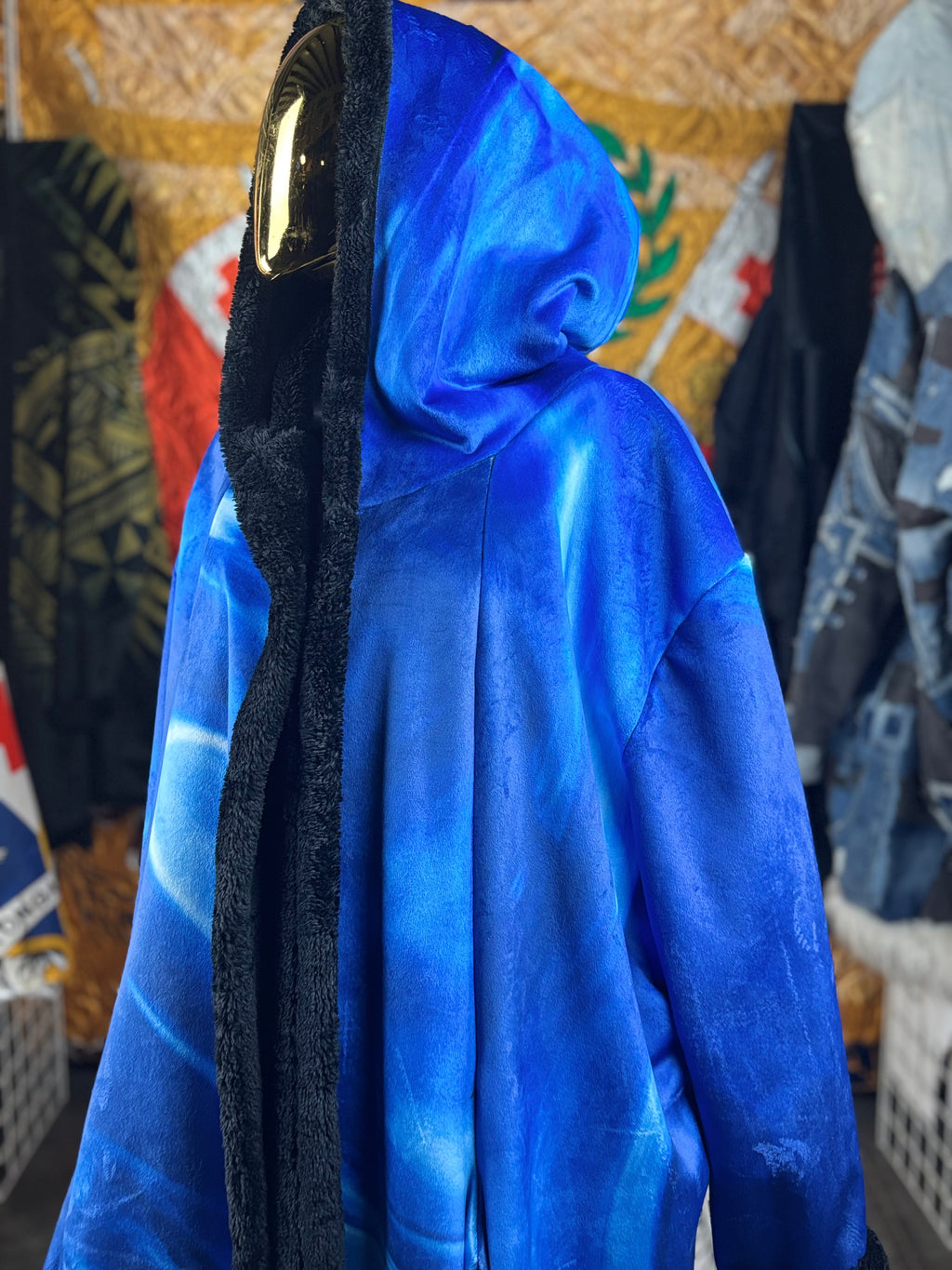 Royal Blue Premium Sherpa Saketi