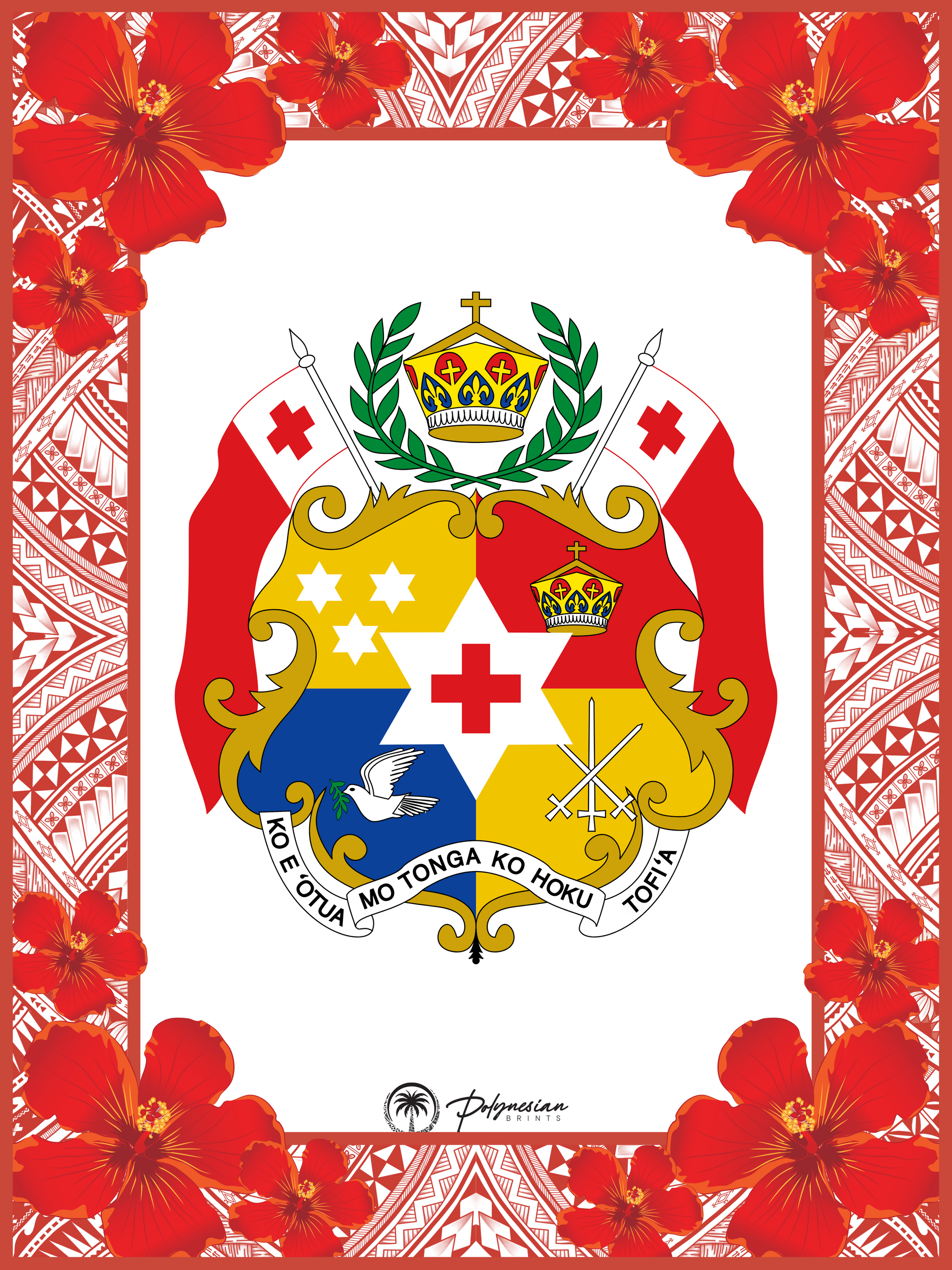 ❤️ Tonga Sila Monomono – Red Hibiscus