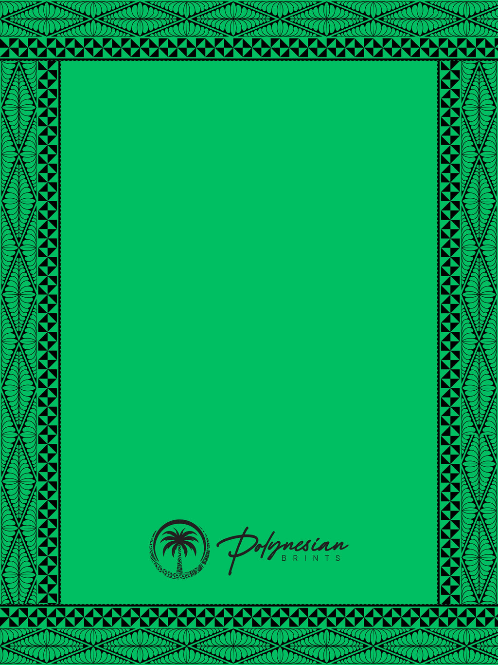 🌺 Blank Polynesian Tribal Borders