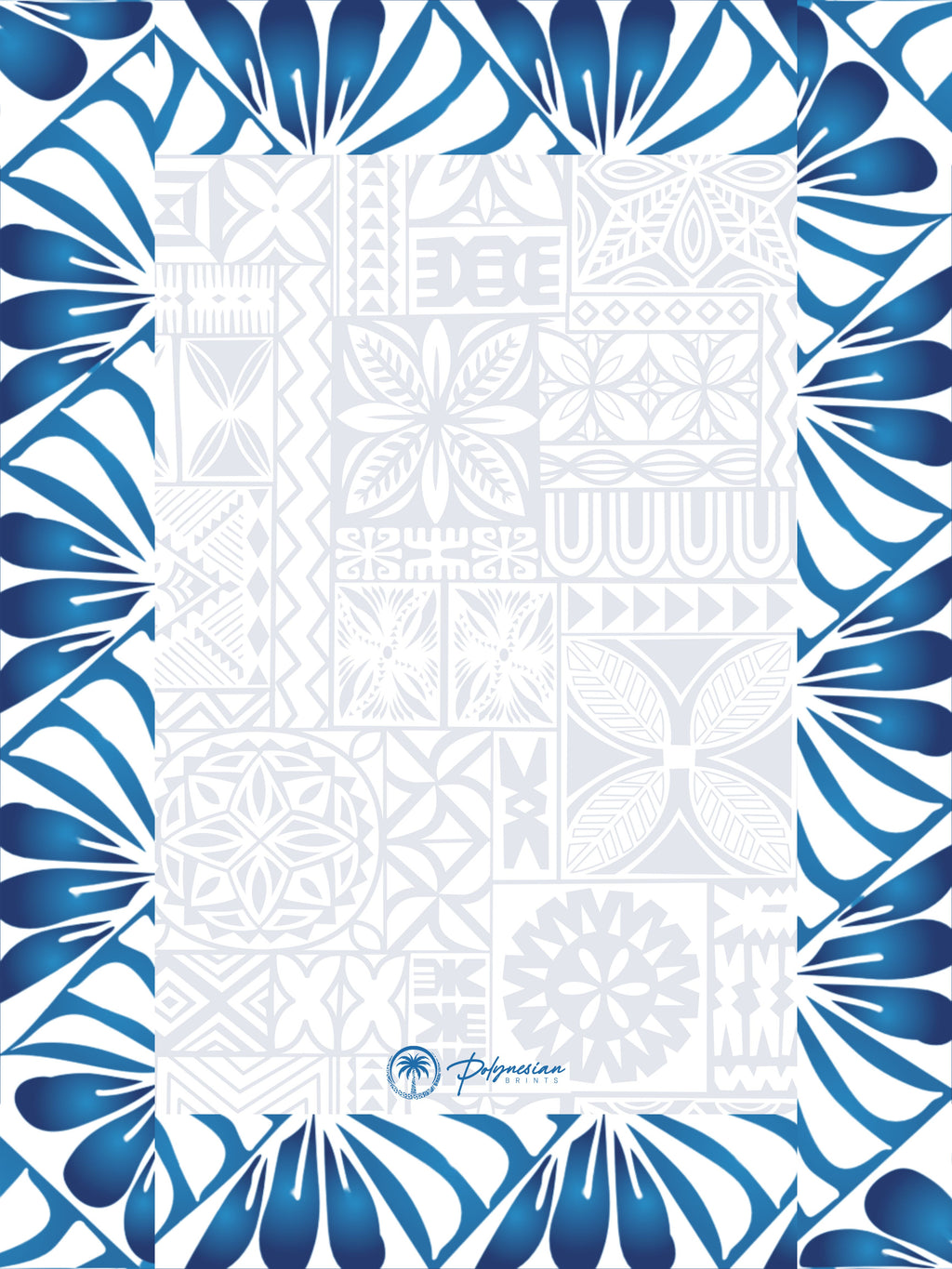 🌊 Blank Polynesian Tribal Borders