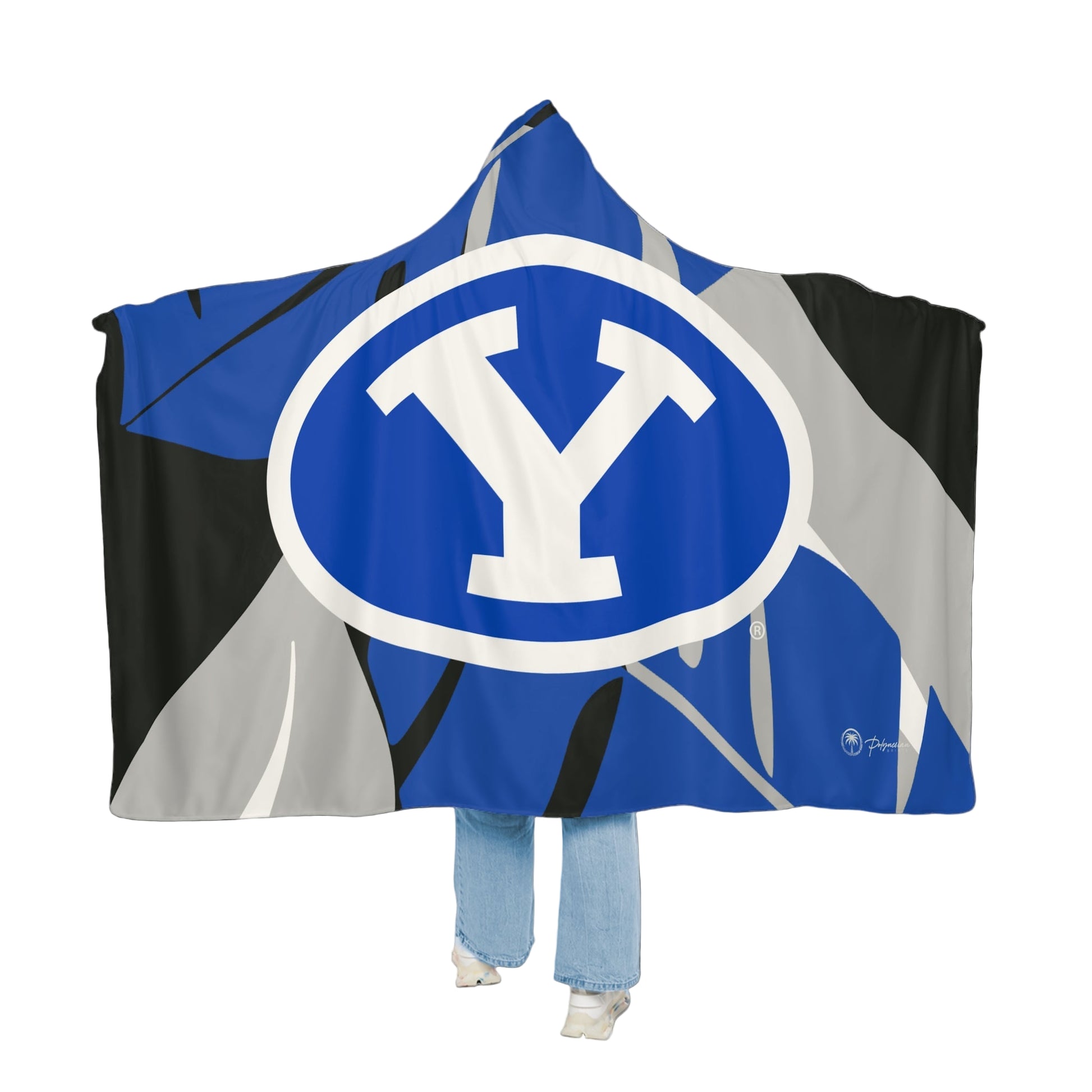 🔥 Premium BYU Hooded Sherpa Blanket – 80x60