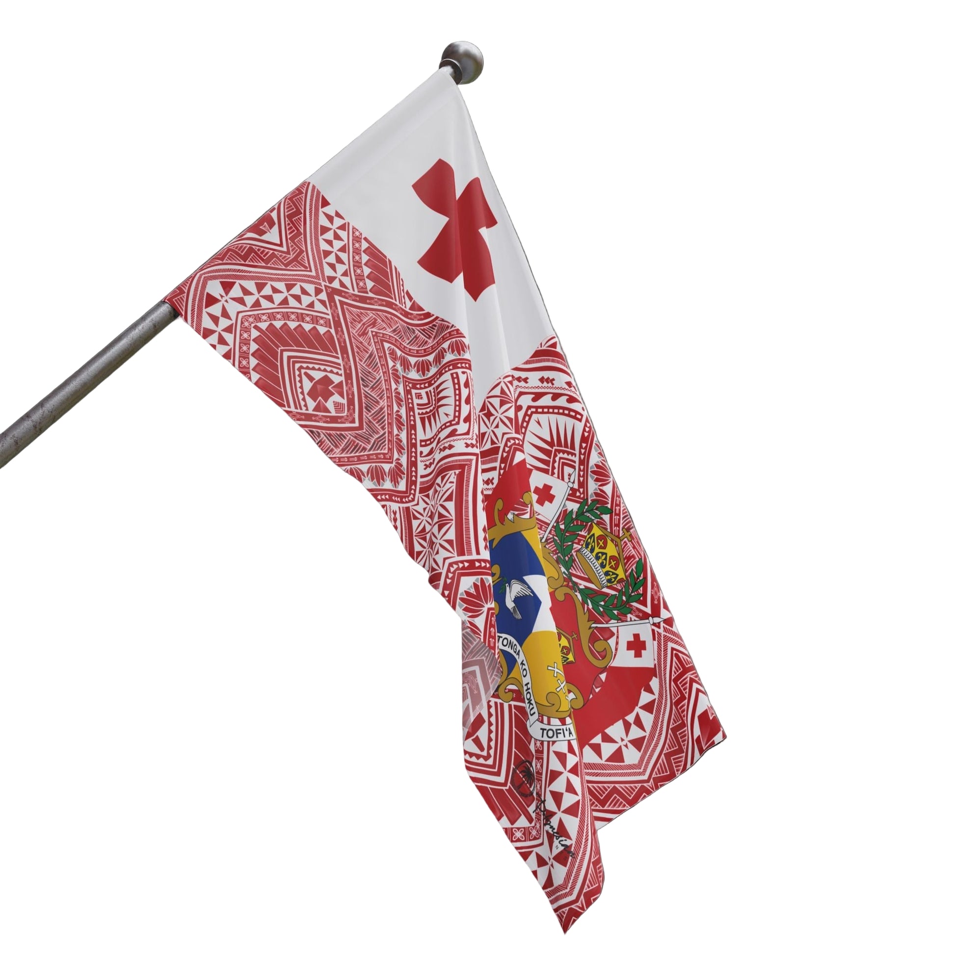 Red and White Flag of Tonga (60x36)