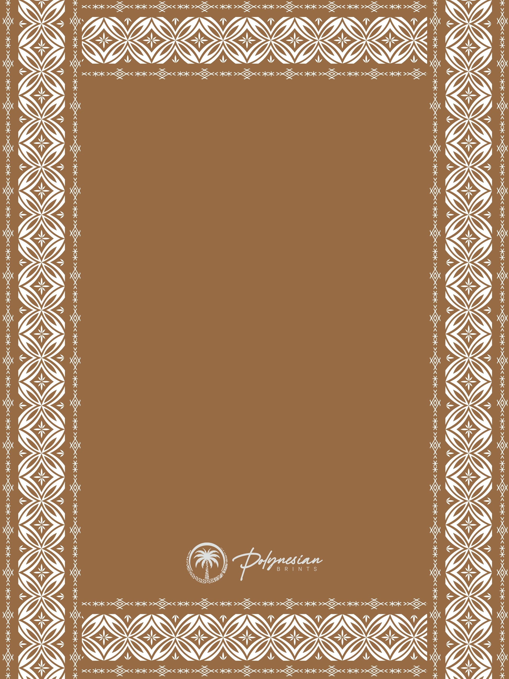 🌊 Blank Polynesian Tribal Borders