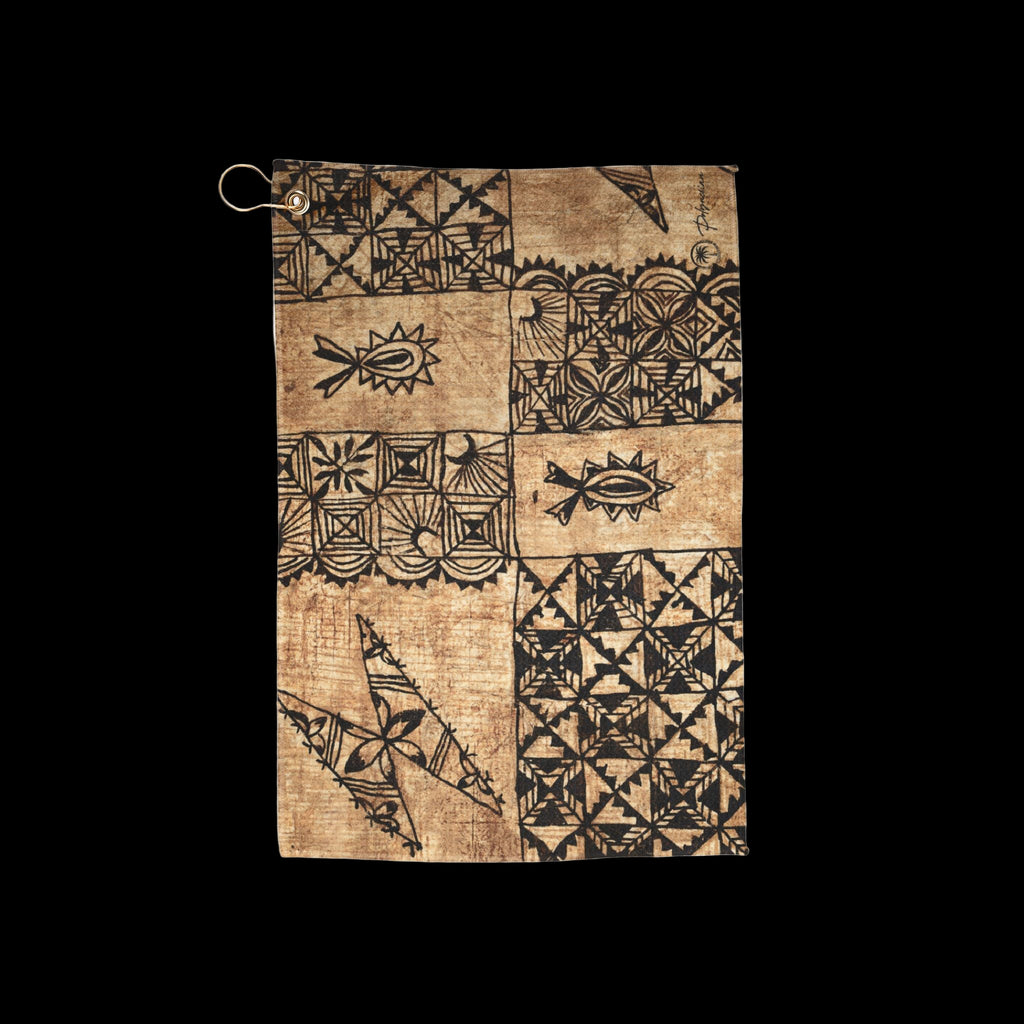 Tongan Tapa  Golf Towels