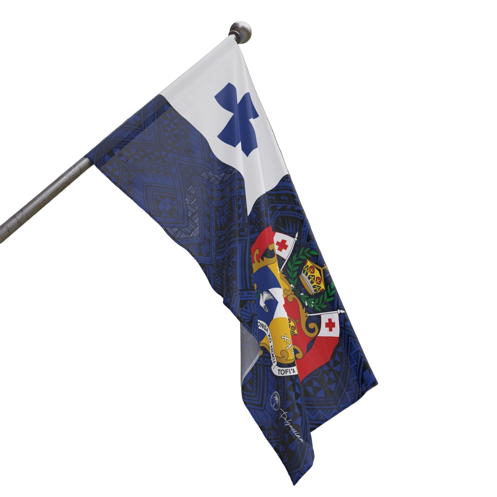 Blue & Black Tonga Flag