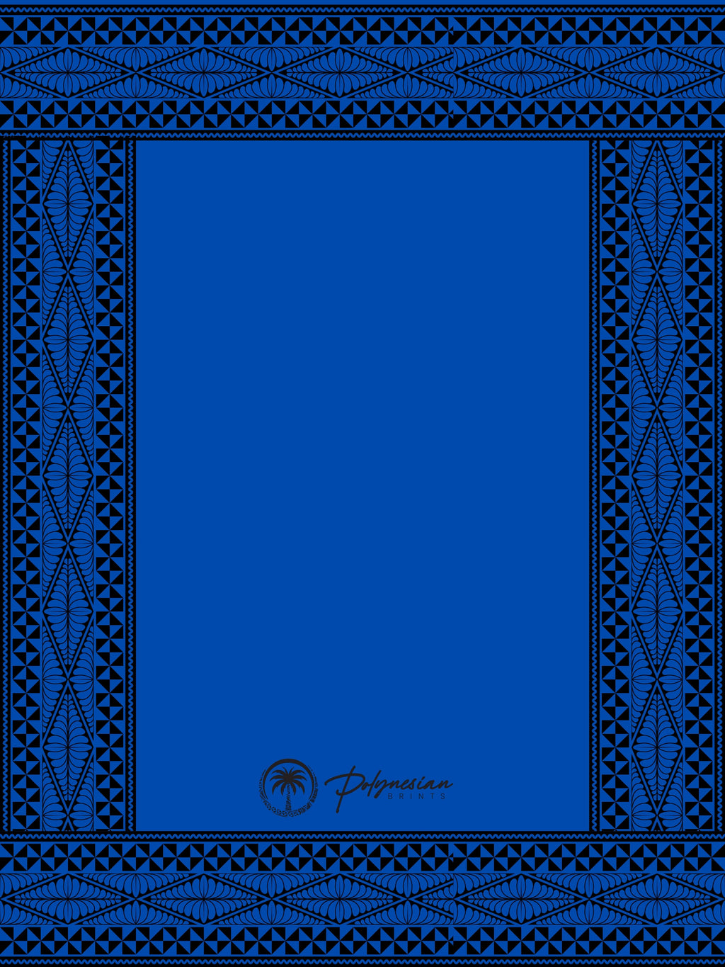 🌊 Blank Polynesian Tribal Borders