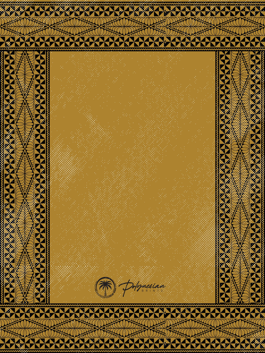 🌊 Blank Polynesian Tribal Borders