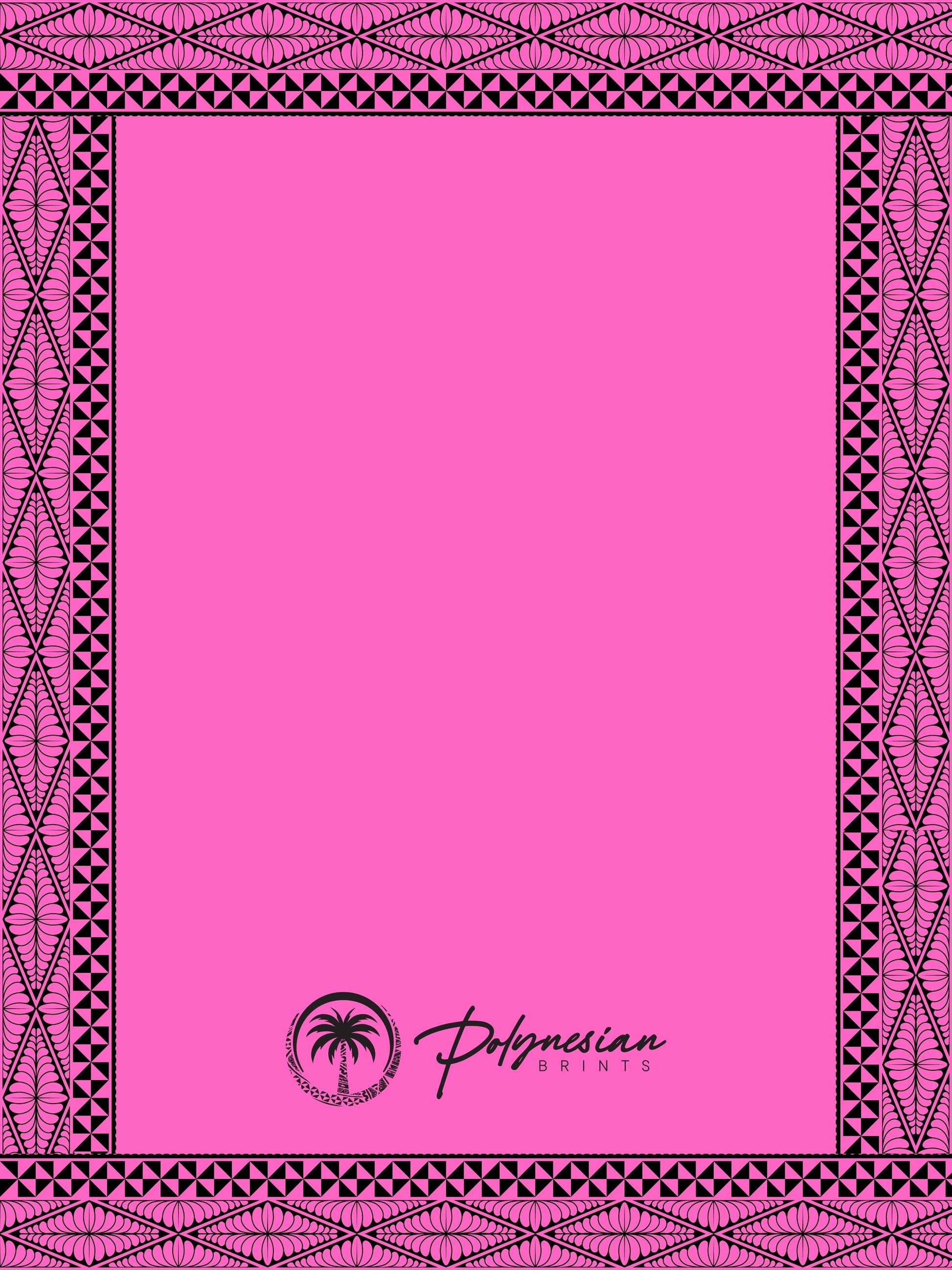 🌺 Blank Polynesian Tribal Borders