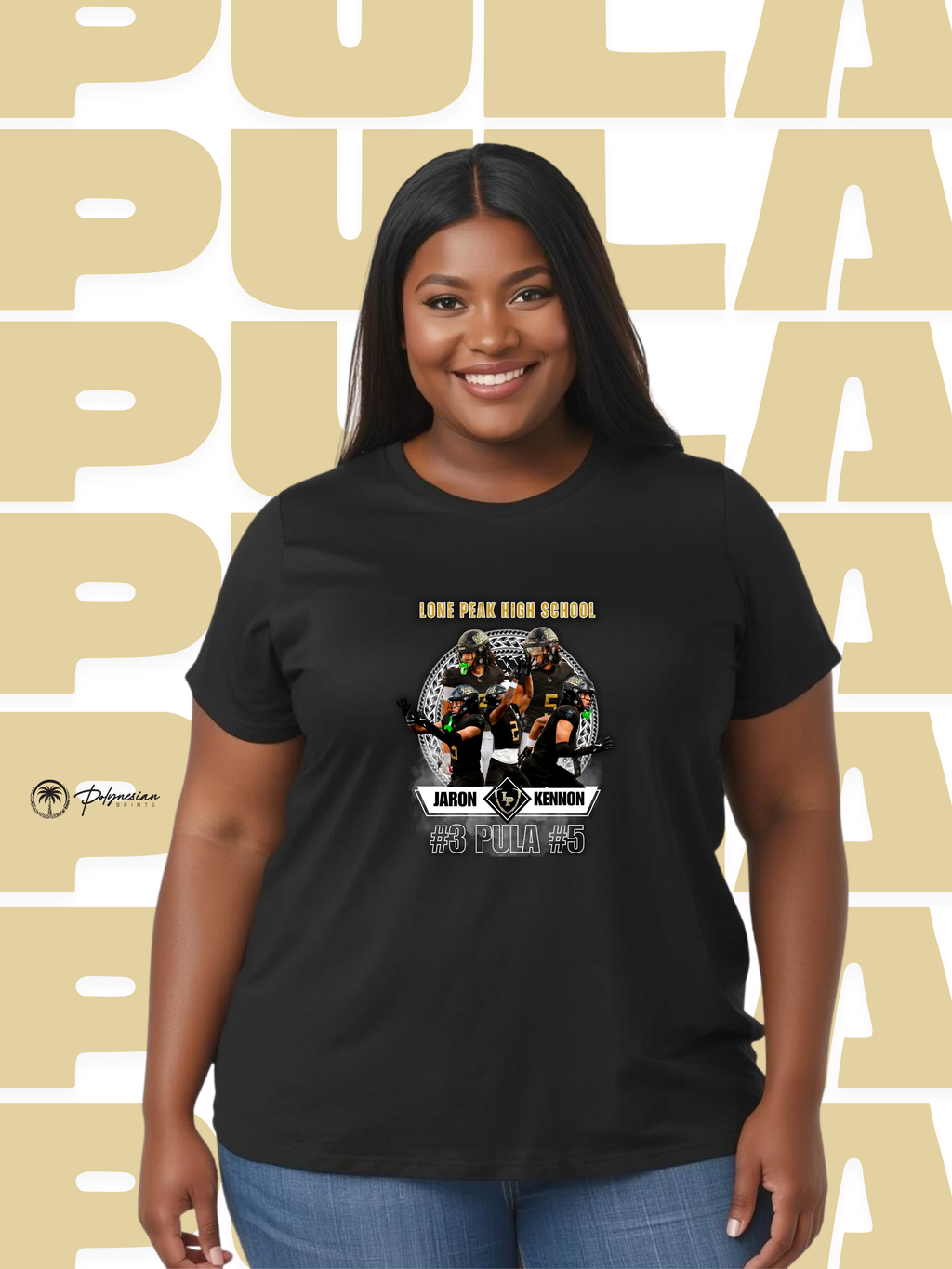 Pula Twins Boys T-Shirt – Football Design (Black) 🏈