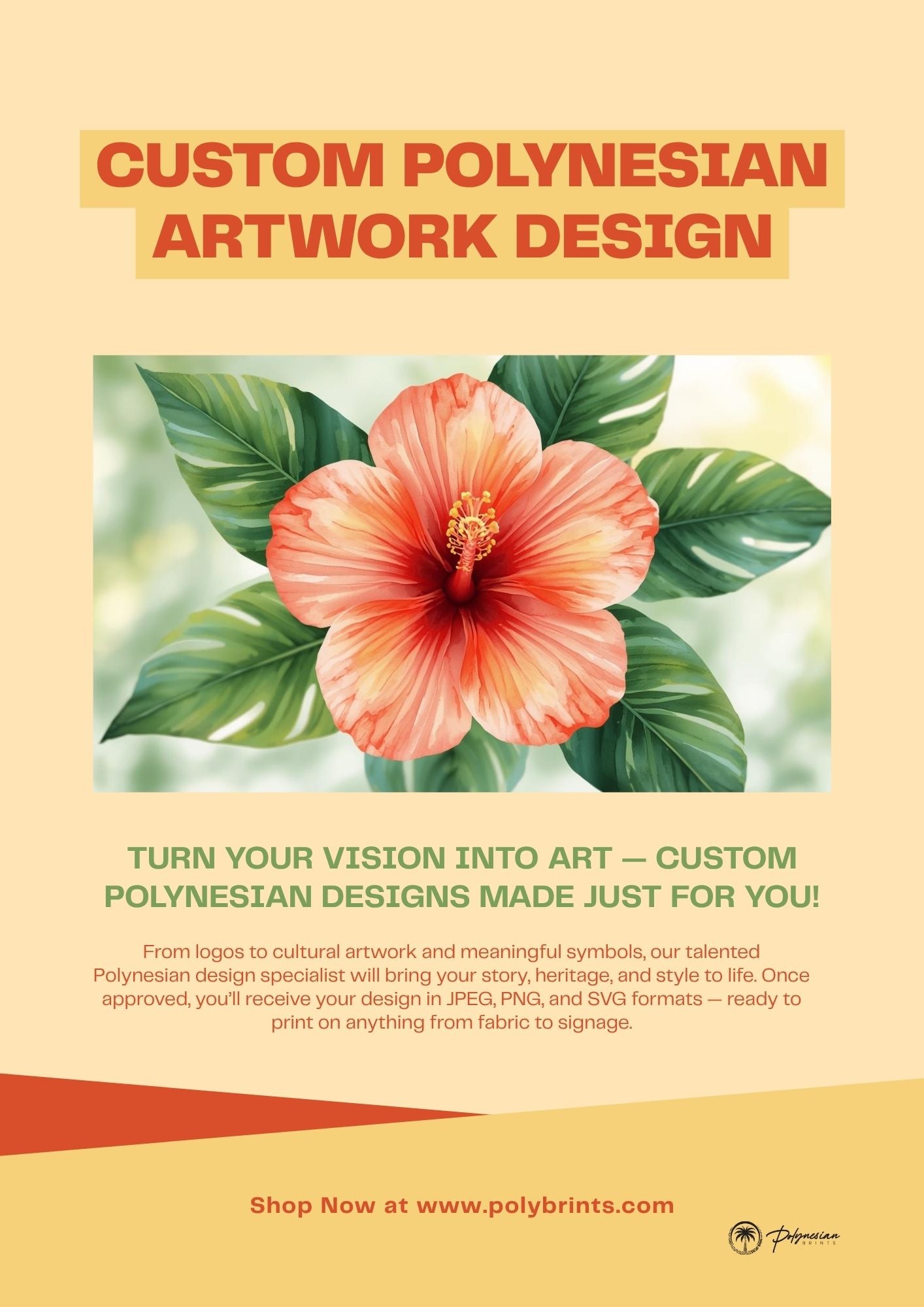 Custom Polynesian Artwork Design – $75