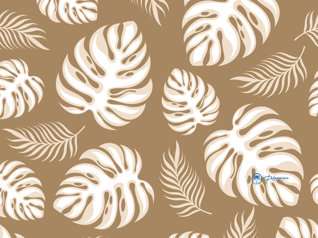 Palm Leaf Premium Sherpa Blanket (60x80)