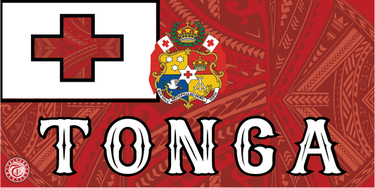 Tonga Flag Towel