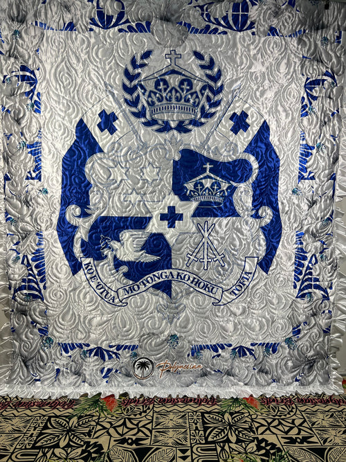 Blue Floral Sila Tonga Monomono
