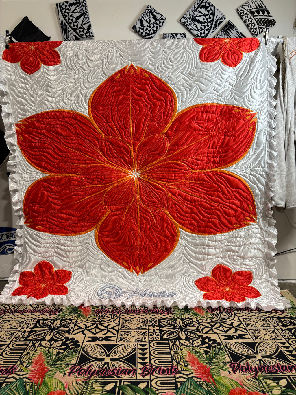 Red Hawaiian Quilt Monomono