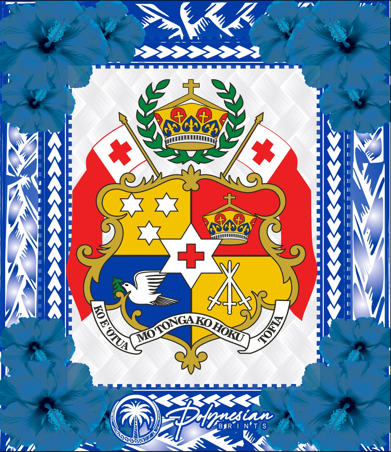 Sila Tonga BLUE Monomono Quilt