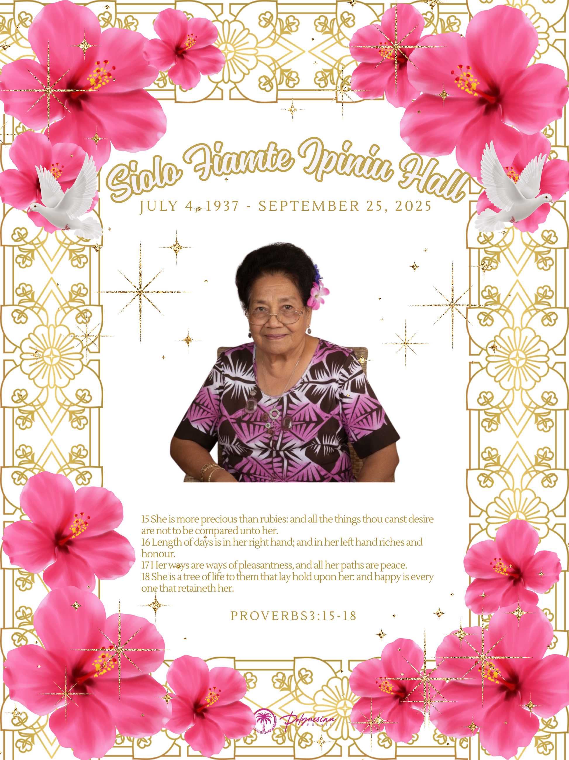 Funeral Picture Quilt