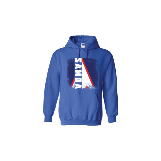 Blue Samoa Hoodie (Up to 5X)