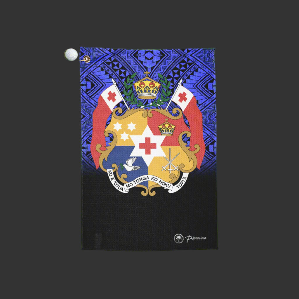 Tonga  Golf Towels (Blue and Black)