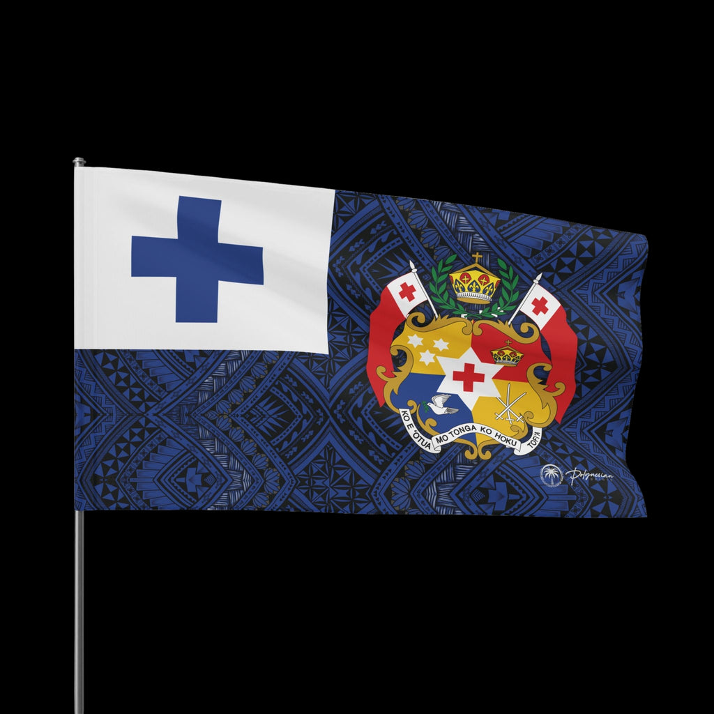 Blue & Black Tonga Flag