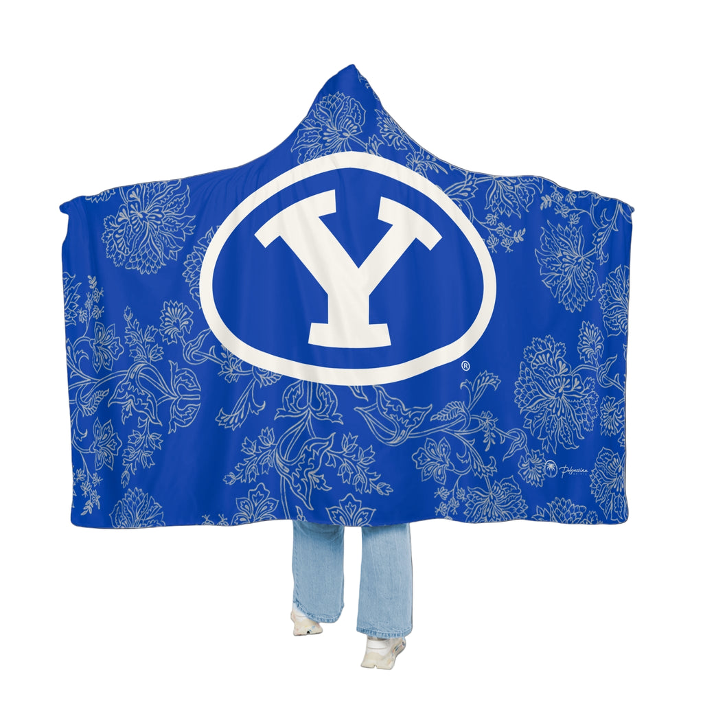 🔥 Premium BYU Hooded Sherpa Blanket – 80x60