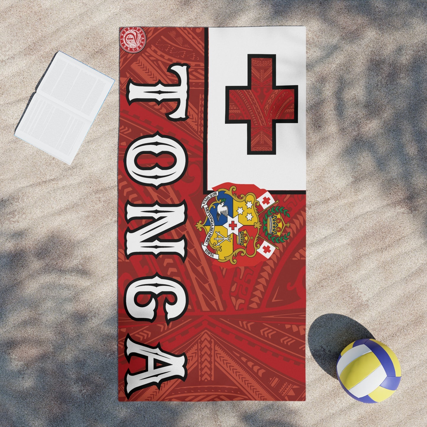 Tonga Flag Towel