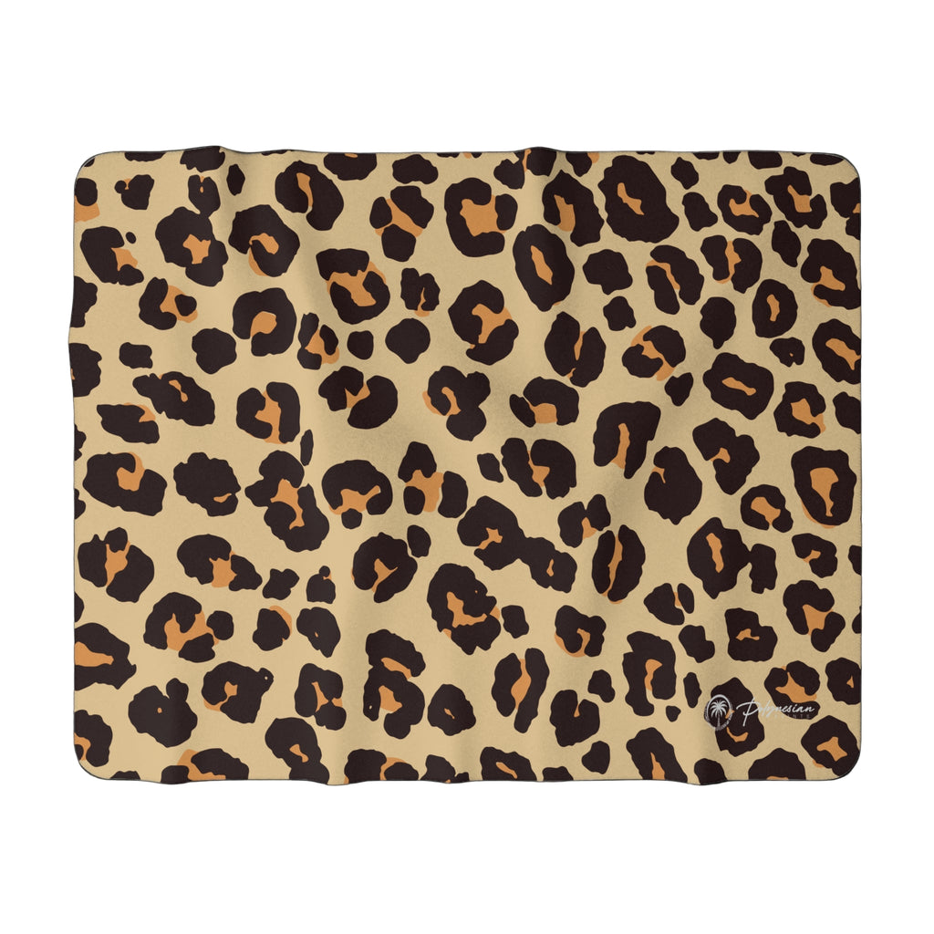 Cheetah Print Premium Sherpa Blanket (60x80)