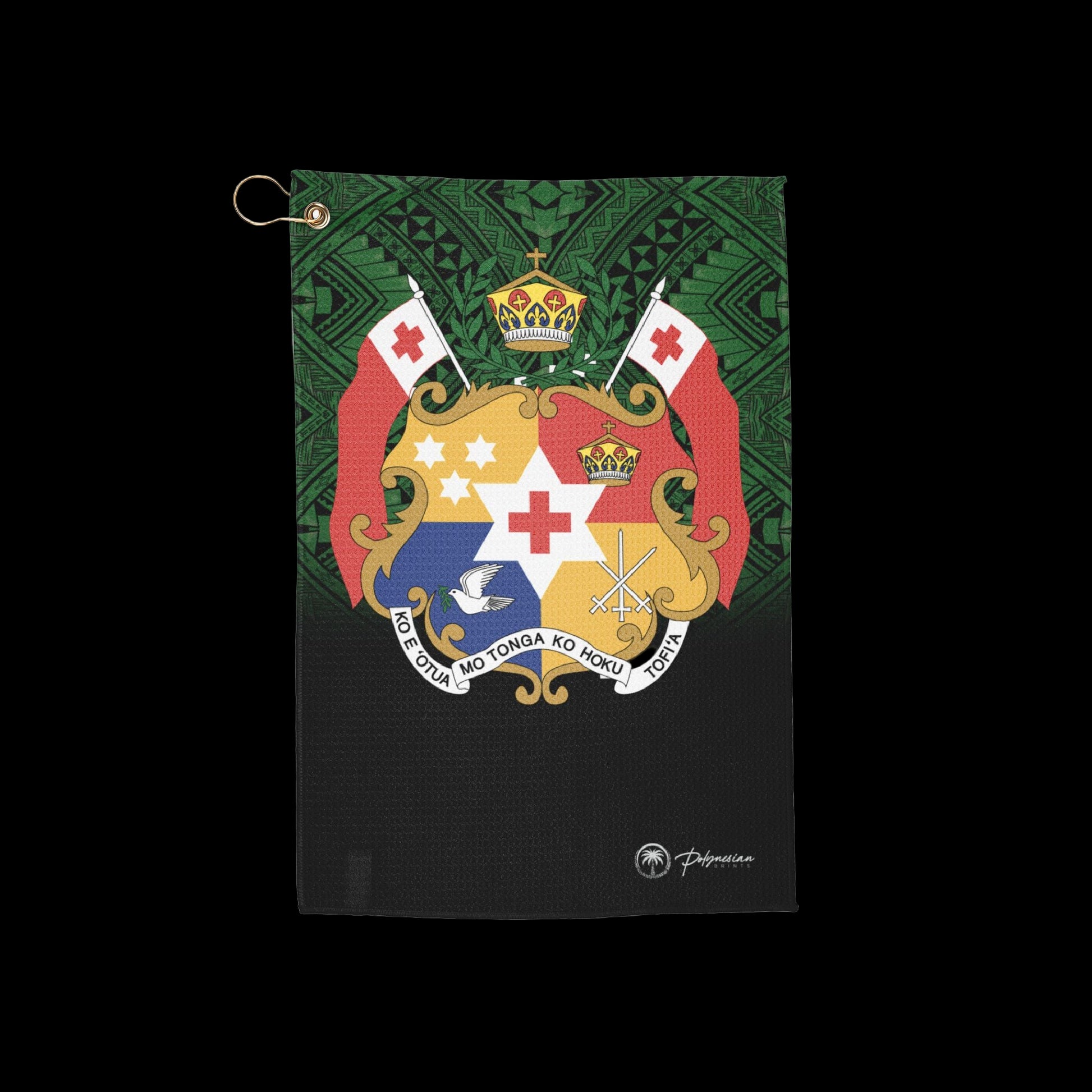Tonga Sila Green Golf Towel