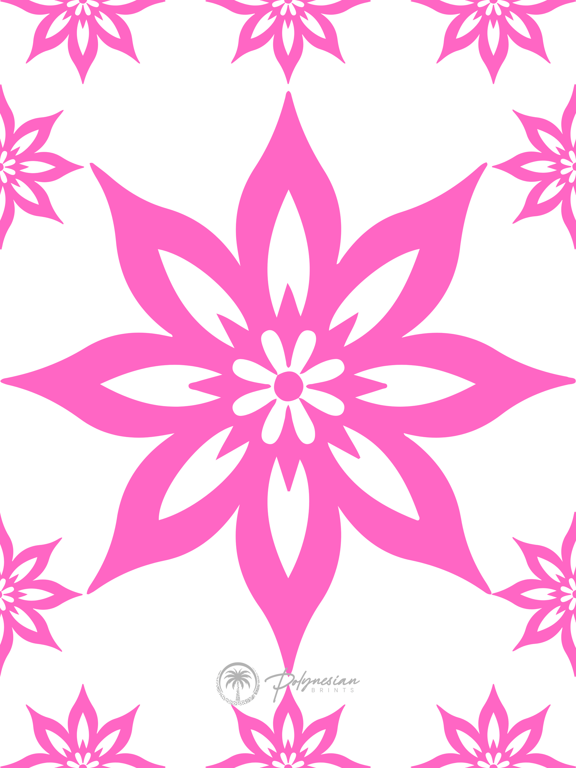 Pink Star Flower Hawaiian Monomono